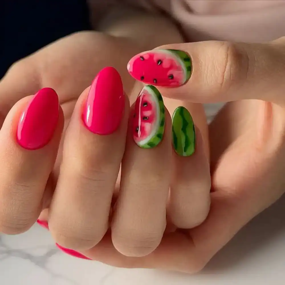 ایده ناخن برای شب یلدا