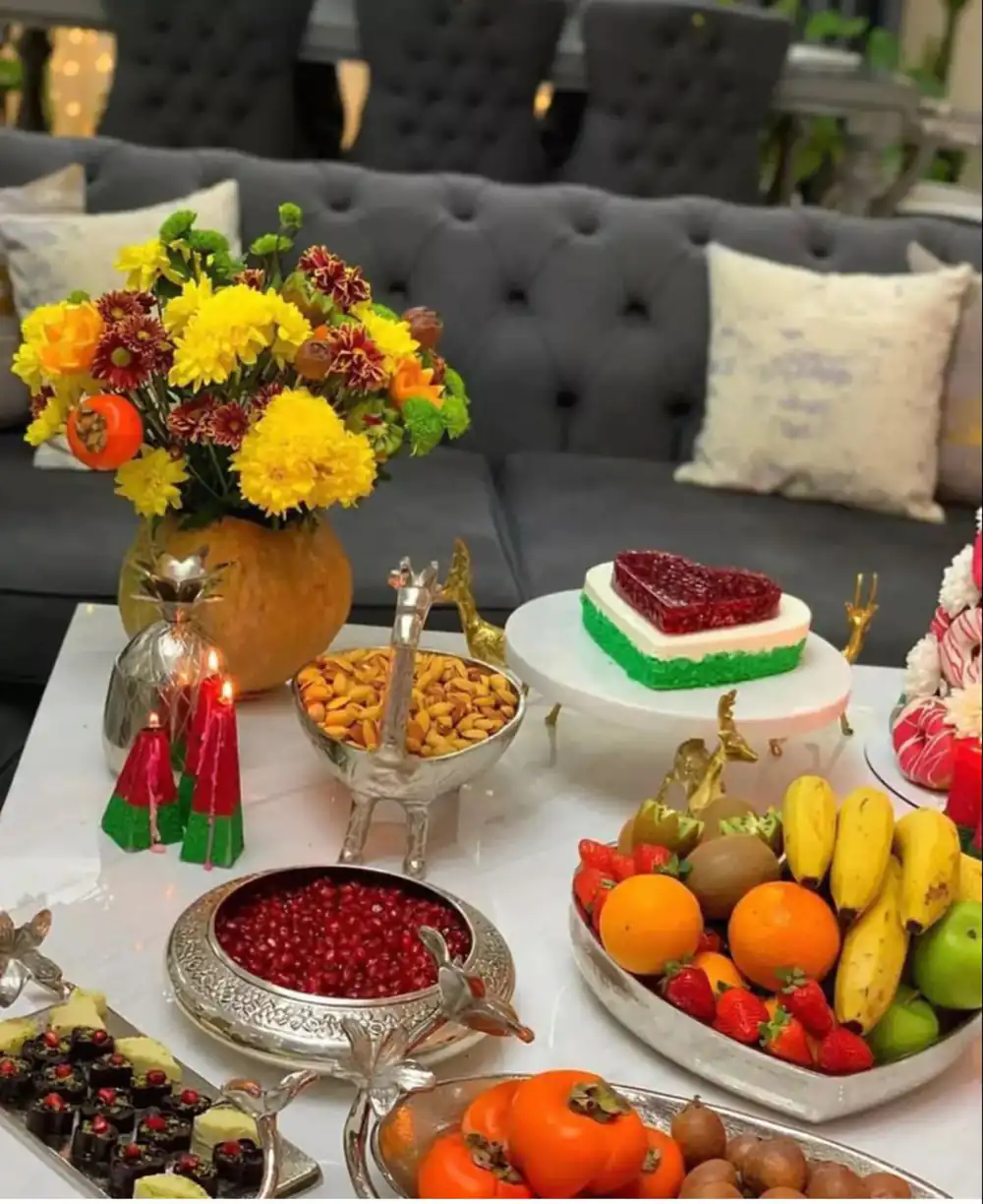 سفره آرایی یلدا