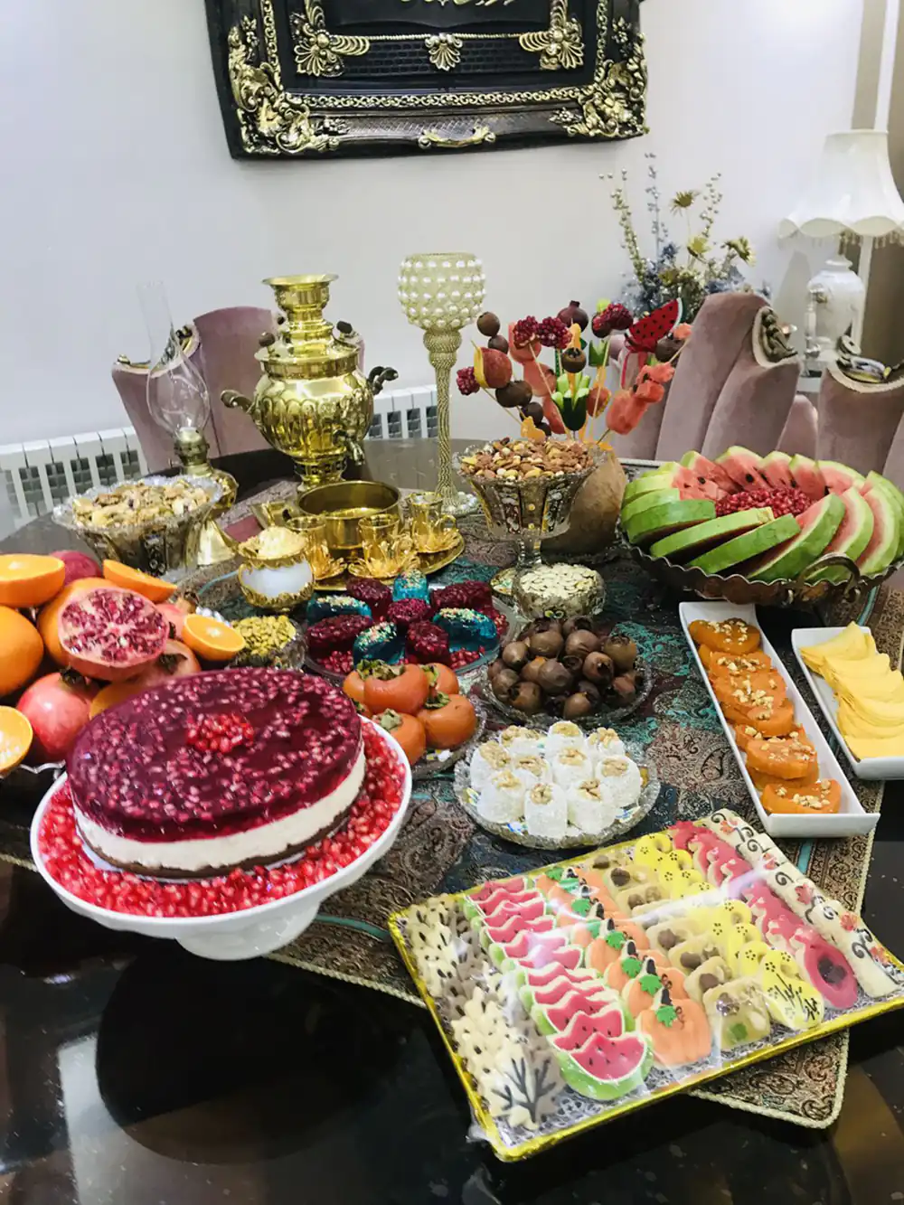سفره آرایی یلدا