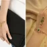 مدل دستبند انگشتری طلا با جدیدترین طرح‌های شیک و لاکچری زنانه