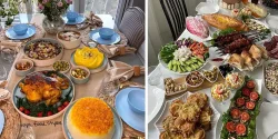 تزیین سفره غذا برای مهمانی با ۲۰ ایده شیک و لاکچری که مهمانها را شگفتزده میکند