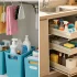 چیدمان کابینت زیر سینک؛ ۲۰ ایده کاربردی برای نظم‌دهی حرفه‌ای آشپزخانه